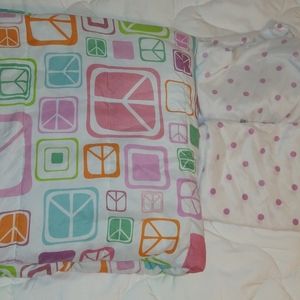 Colorful Peace Comforter Set